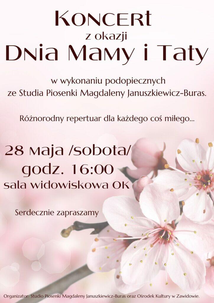 KOncert z okazji dnia Mamy i Taty