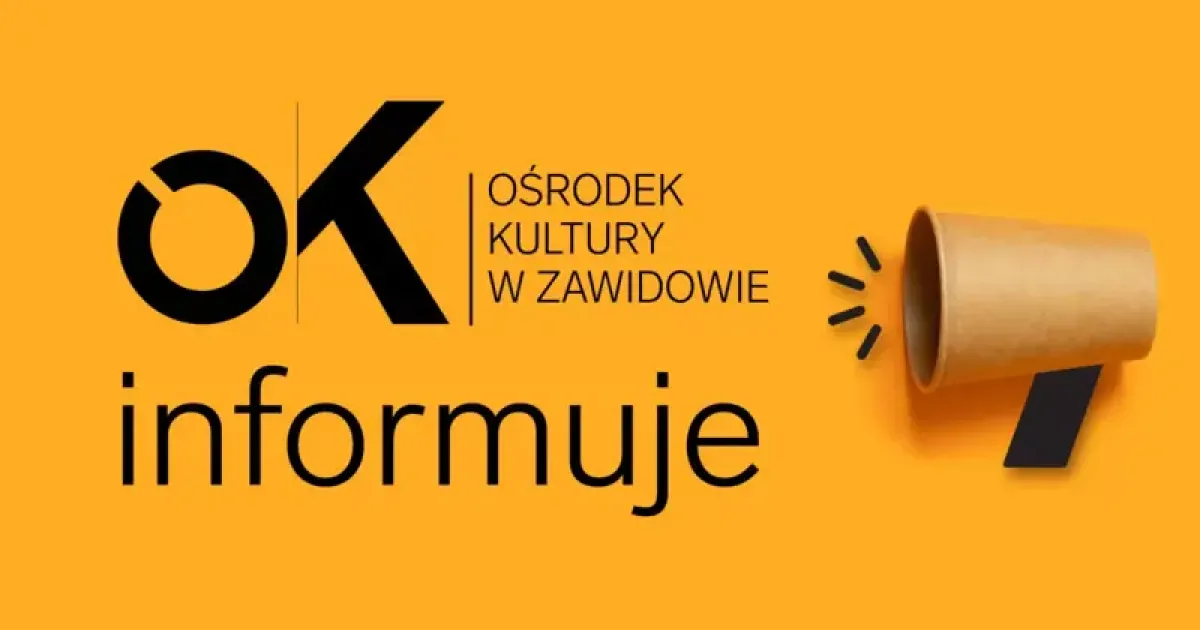 Tablica z napisem: OK informuje