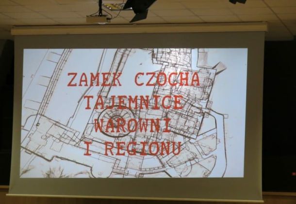 Zdjęcie z projekcji o zamku Czocha
