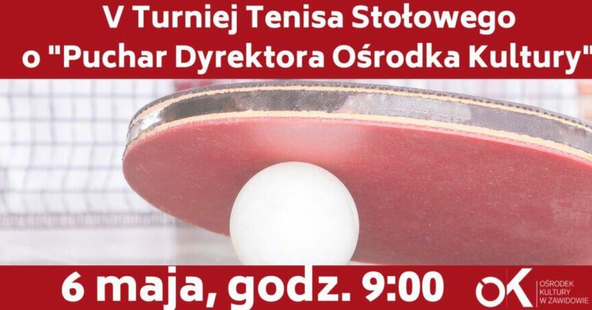 Turniej Tenisa Stołowego - tablica.