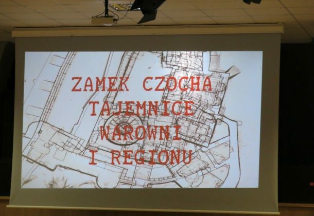 Zdjęcie z projekcji o zamku Czocha