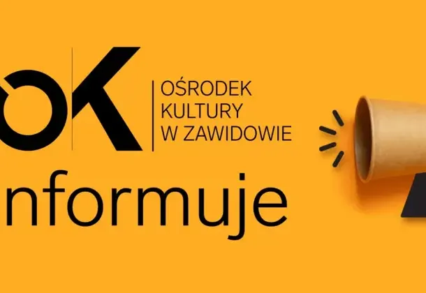 Tablica z napisem: OK informuje