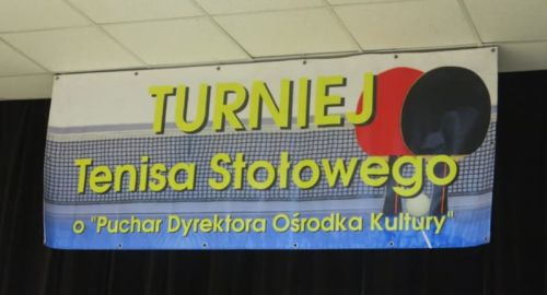VI Turniej Tenisa Stołowego o Puchar Dyrektora Ośrodka Kultury