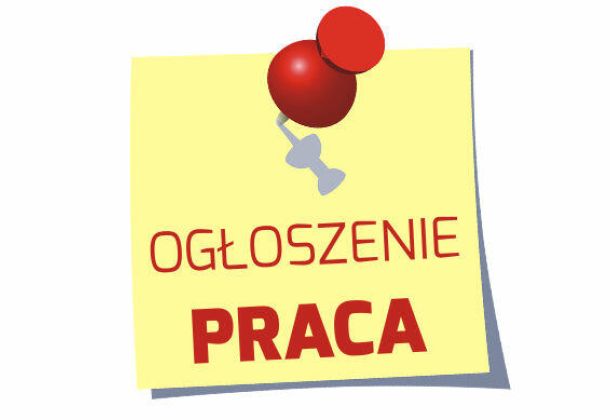 Ogłoszenie praca - tablica.