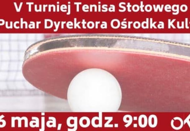 Turniej Tenisa Stołowego - tablica.