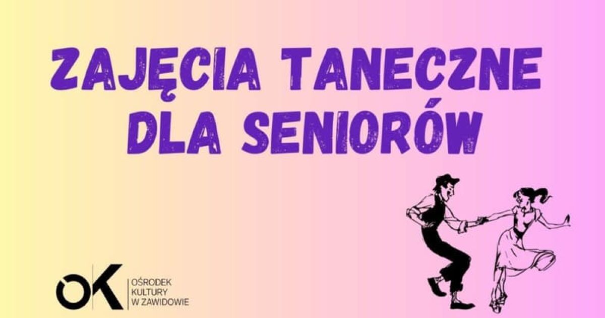 Zajęcia taneczne dla Seniorów - tablica.