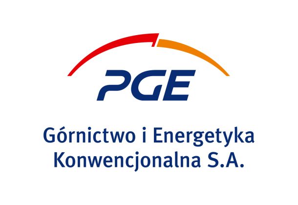 logo PGE GiEK SA pion RGB litery granatowe