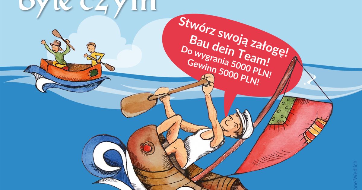 Plakat Spływ na byle czym